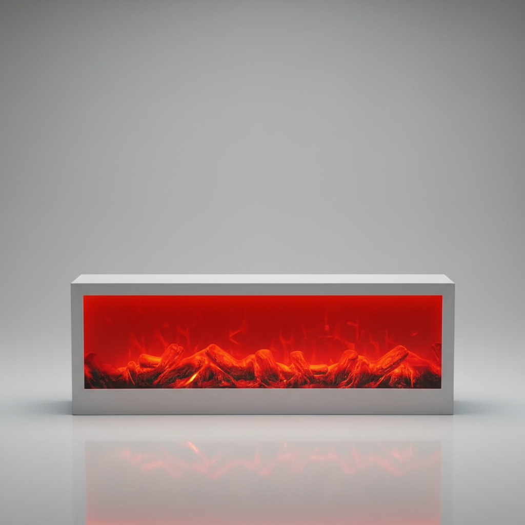 Elegant 100 – beli dekorativni kamin